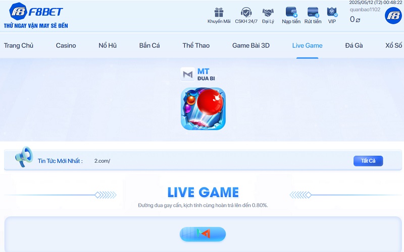 Giới thiệu chung về Live Game