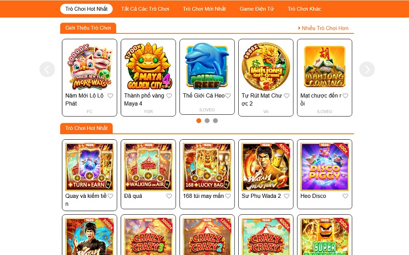 Gợi ý sản phẩm game Nổ Hũ hot nhất