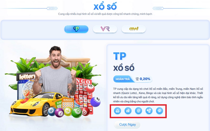 Nhiều hình thức đặt cược