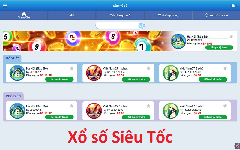 Xổ số Siêu Tốc
